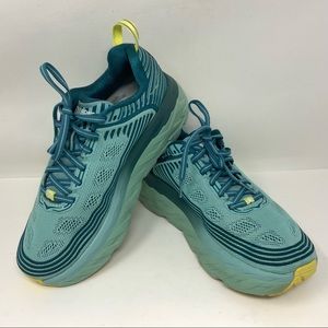 HOKA ONE ONE BONDI 6. SIZE 7.  Green.